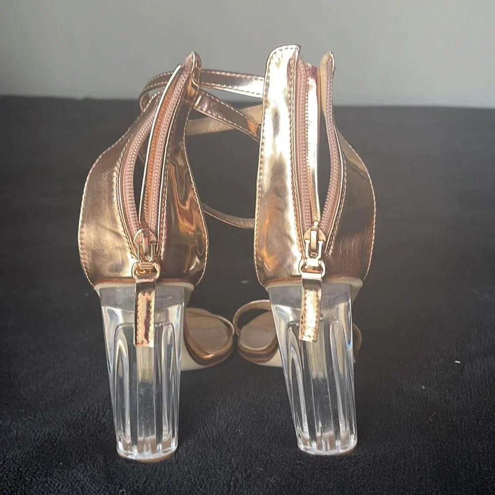 Rose Gold Heel | Store: Akira | Worn: 3x | Size 9 in Womens - Picture 4 of 6